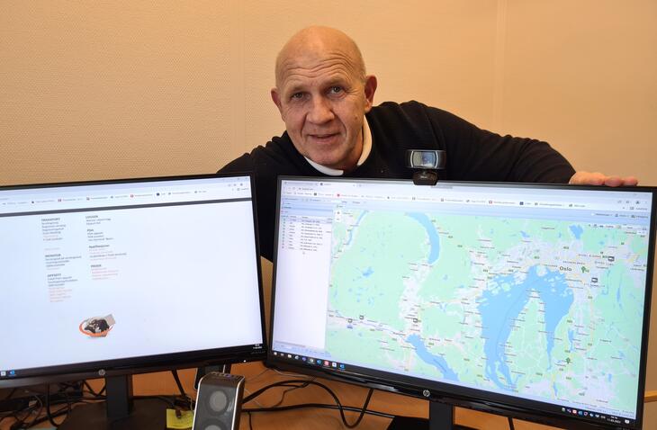 Svein Gulbrandsen er meget tilfreds med Locus og deres transportadministrative (TA) system Log:Nett.
